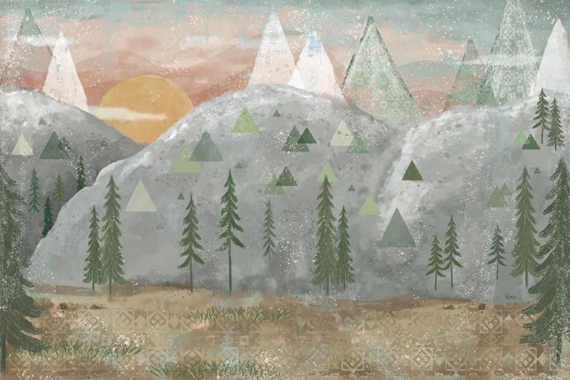 Woodland Forest I Neutral by Veronique Charron. SKU 74768i. Archival Giclee Fine art print for wall decor.