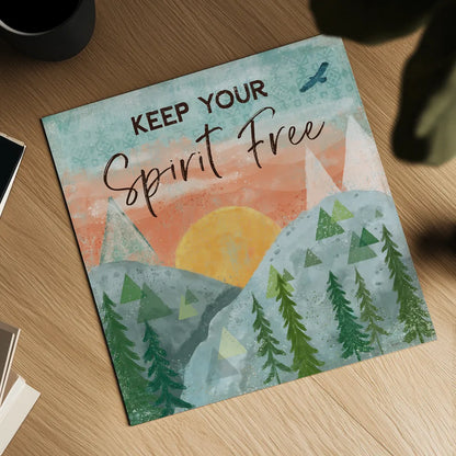 Woodland Forest VI by Veronique Charron. Shown as a detailed flat fine art print, highlighting archival giclee quality. Available as an archival giclee rolled canvas, fine art paper, or poster print. SKU 58763a.