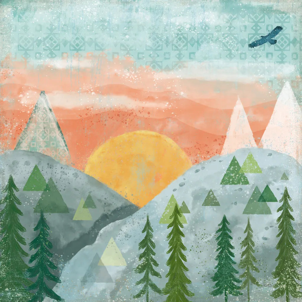 Woodland Forest VI No Words by Veronique Charron. SKU 68754a. Archival Giclee Fine art print for wall decor.