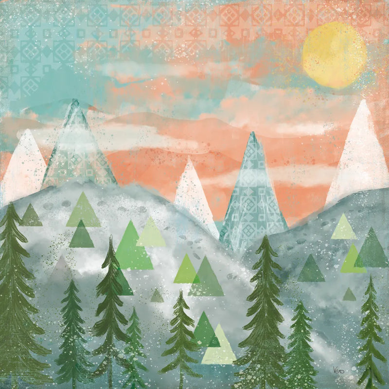 Woodland Forest VII No Words by Veronique Charron. SKU 68755a. Archival Giclee Fine art print for wall decor.