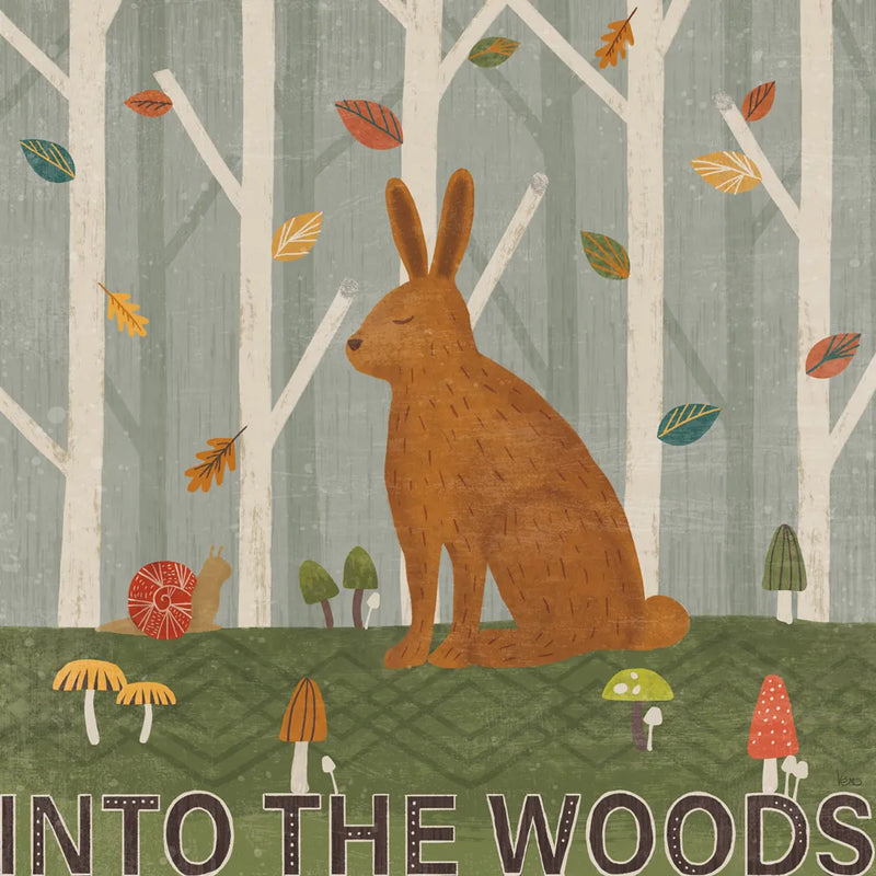 Woodland Joy III by Veronique Charron. SKU 76960a. Archival Giclee Fine art print for wall decor.