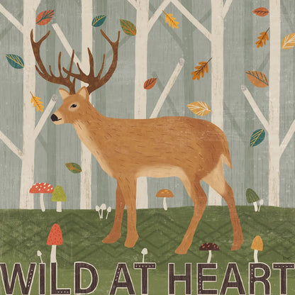 Woodland Joy V by Veronique Charron. SKU 76962a. Archival Giclee Fine art print for wall decor.