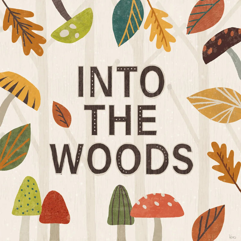 Woodland Joy VII by Veronique Charron. SKU 76964a. Archival Giclee Fine art print for wall decor.
