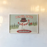 50s Christmas I by Wellington Studio. shown as a paper print in a white frame. Available as a archival giclee rolled canvas, fine art paper, or poster print. SKU 103664i.