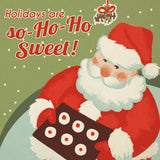 50s Christmas II Square by Wellington Studio. SKU 20195a. Archival Giclee Fine art print for wall decor.