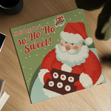 50s Christmas II Square by Wellington Studio. Shown as a detailed flat fine art print, highlighting archival giclee quality. Available as an archival giclee rolled canvas, fine art paper, or poster print. SKU 20195a.