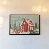 50s Christmas III by Wellington Studio. shown as a paper print in a black flame. Available as a archival giclee rolled canvas, fine art paper, or poster print. SKU 103666i.