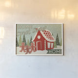 50s Christmas III by Wellington Studio. shown as a paper print in a white frame. Available as a archival giclee rolled canvas, fine art paper, or poster print. SKU 103666i.