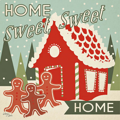 50s Christmas III by Wellington Studio. SKU 20196a. Archival Giclee Fine art print for wall decor.