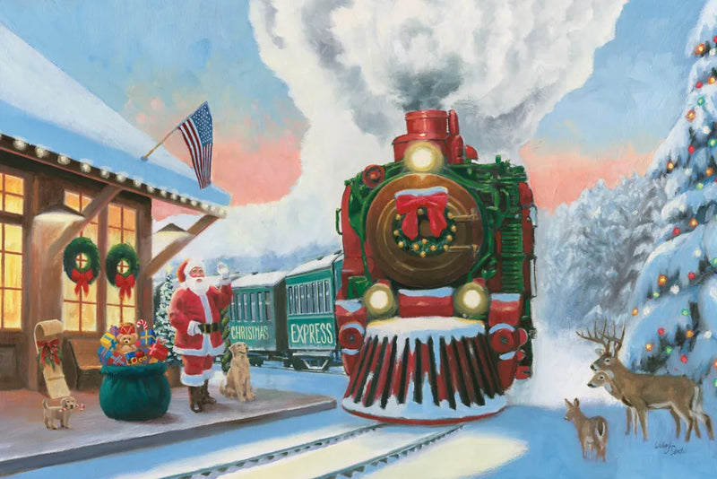 All Aboard by Wellington Studio. SKU 100669i. Archival Giclee Fine art print for wall decor.