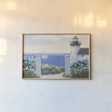 Beach Dreams by Wellington Studio. shown as a paper print in a natural frame. Available as a archival giclee rolled canvas, fine art paper, or poster print. SKU 97131i.