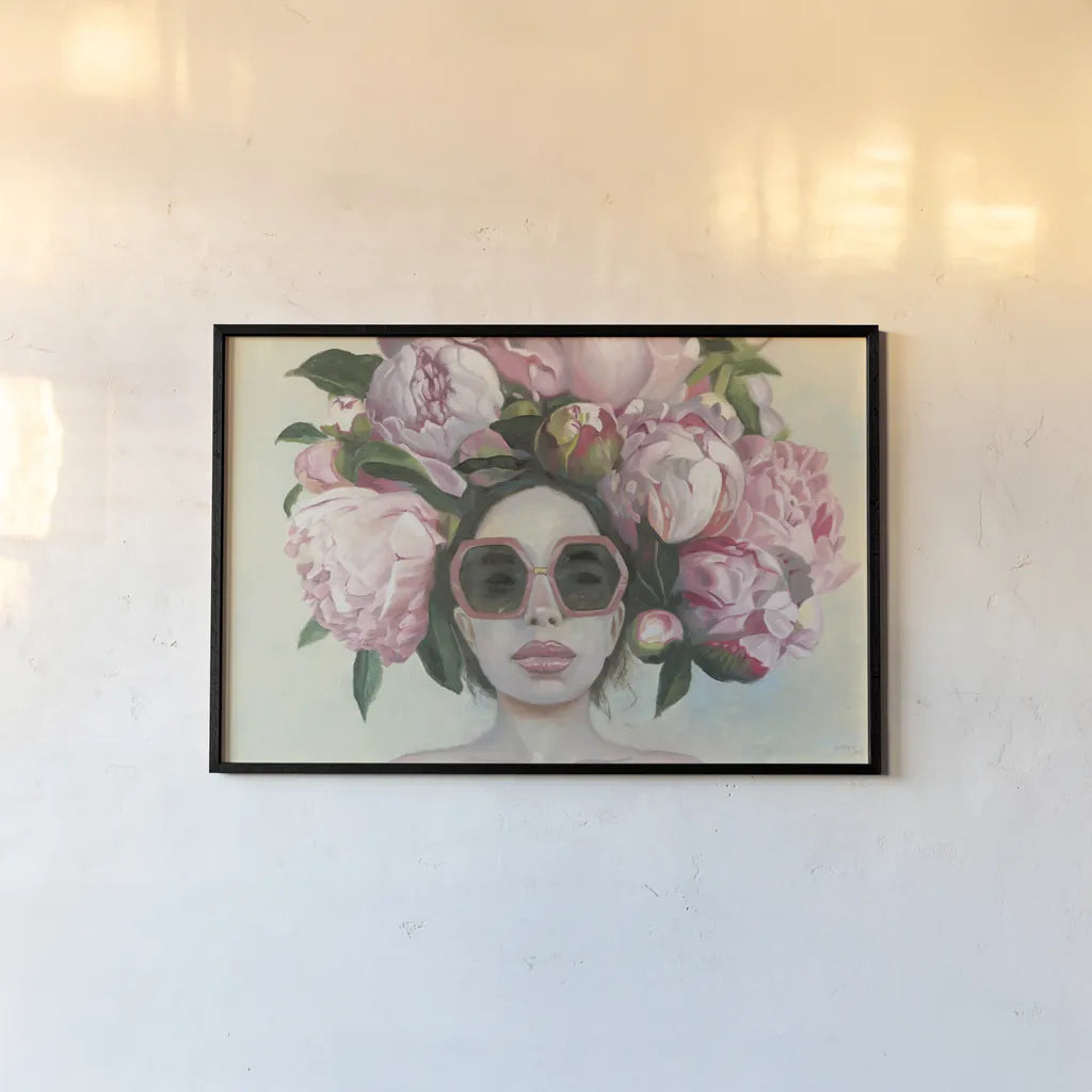 Beautiful Bouquet by Wellington Studio. shown as a paper print in a black flame. Available as a archival giclee rolled canvas, fine art paper, or poster print. SKU 99736i.