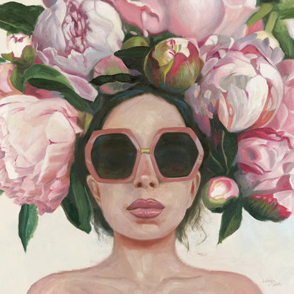 Beautiful Bouquet Sq by Wellington Studio. SKU 99864a. Archival Giclee Fine art print for wall decor.