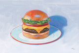 Burger by Wellington Studio. SKU 90651i. Archival Giclee Fine art print for wall decor.