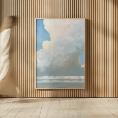 Dramatic Clouds by Wellington Studio. shown as over sized large wall art. Available as an archival giclee rolled canvas, fine art paper, or poster print. SKU 89208h.