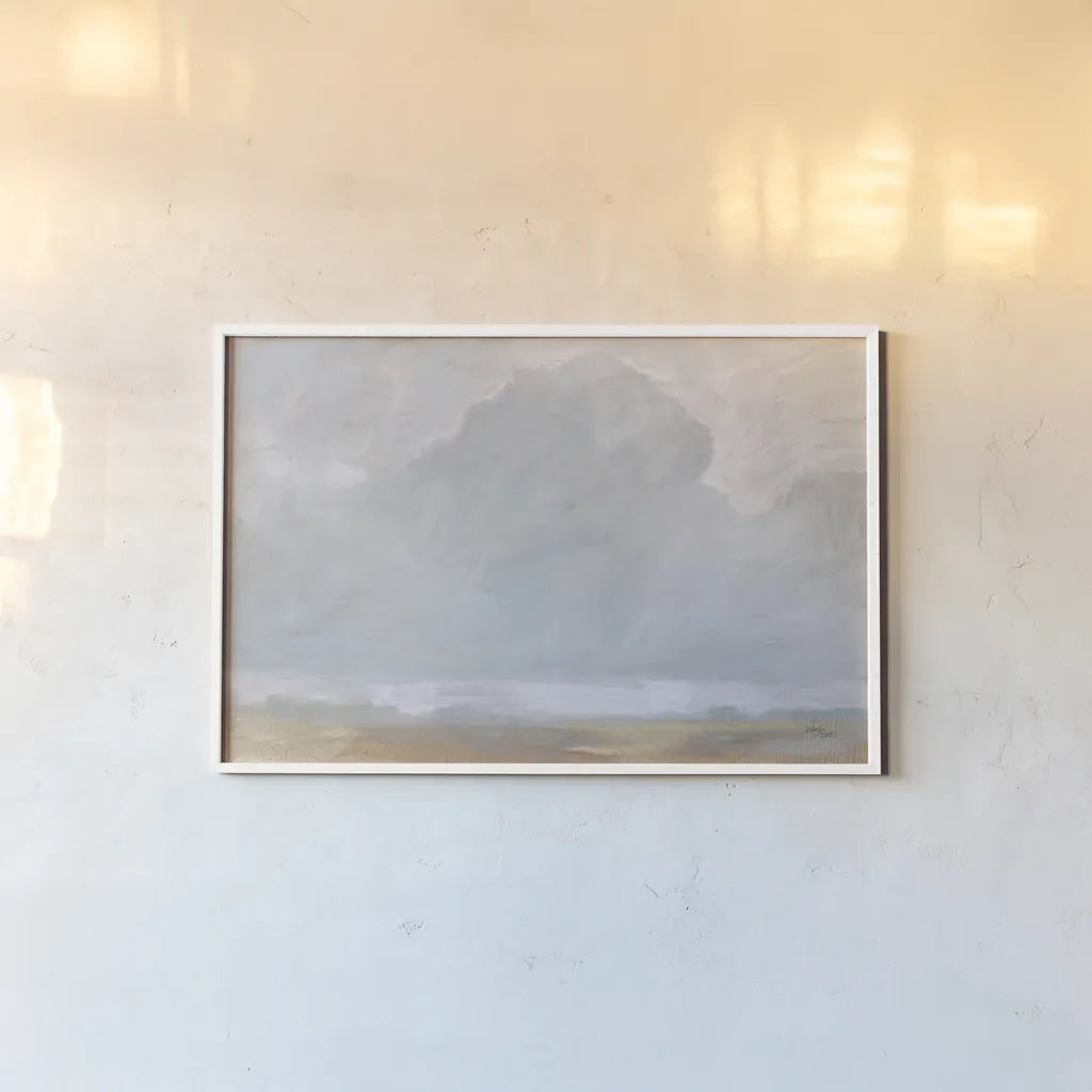 Ethereal Cloud by Wellington Studio. shown as a paper print in a white frame. Available as a archival giclee rolled canvas, fine art paper, or poster print. SKU 86341i.