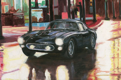 Ferrari by Wellington Studio. SKU 100517i. Archival Giclee Fine art print for wall decor.