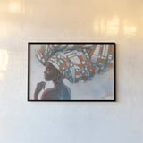 Global Beauty by Wellington Studio. shown as a paper print in a black flame. Available as a archival giclee rolled canvas, fine art paper, or poster print. SKU 94675i.