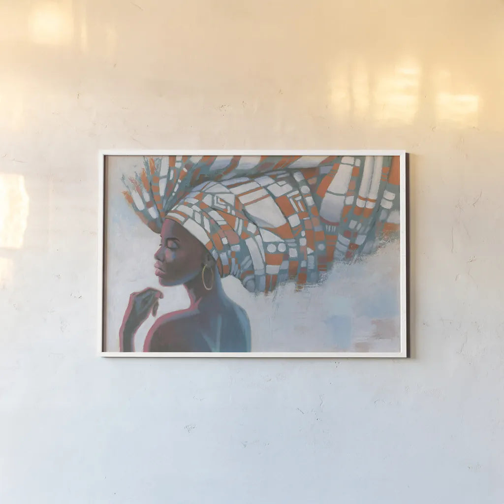 Global Beauty by Wellington Studio. shown as a paper print in a white frame. Available as a archival giclee rolled canvas, fine art paper, or poster print. SKU 94675i.