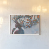 Global Beauty by Wellington Studio. shown as a paper print in a white frame. Available as a archival giclee rolled canvas, fine art paper, or poster print. SKU 94675i.