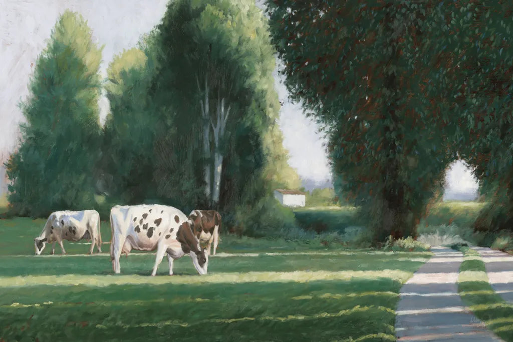 Grazing by Wellington Studio. SKU 86908i. Archival Giclee Fine art print for wall decor.