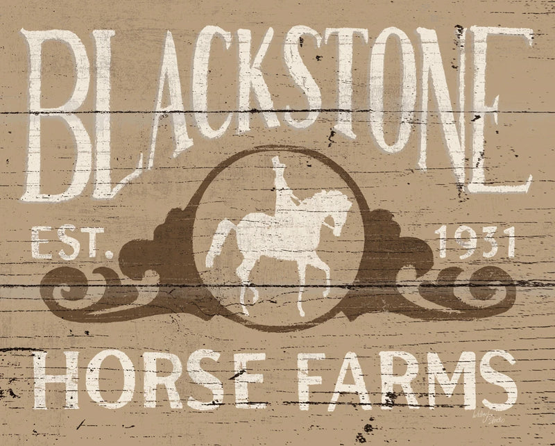 Horse Signs IV Neutral by Wellington Studio