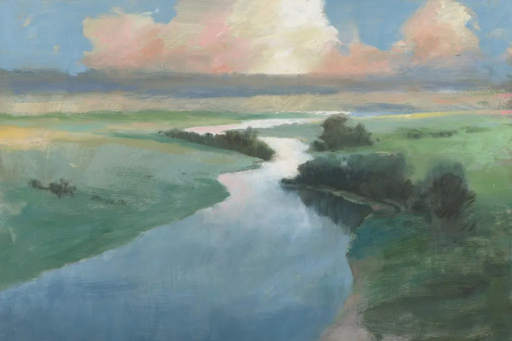 January Landscape by Wellington Studio. SKU 89908i. Archival Giclee Fine art print for wall decor.