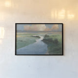 January Landscape by Wellington Studio. shown as a paper print in a black flame. Available as a archival giclee rolled canvas, fine art paper, or poster print. SKU 89908i.