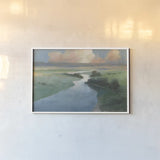 January Landscape by Wellington Studio. shown as a paper print in a white frame. Available as a archival giclee rolled canvas, fine art paper, or poster print. SKU 89908i.