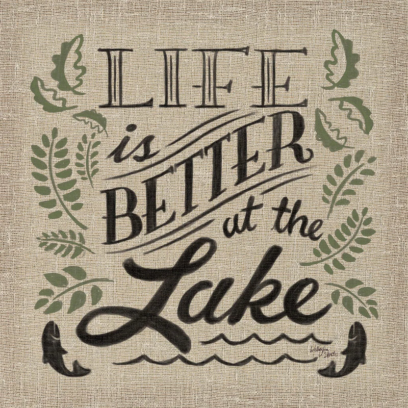 Lake Life I Color by Wellington Studio. SKU 49972a. Archival Giclee Fine art print for wall decor.