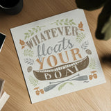 Lake Life II Green by Wellington Studio. Shown as a detailed flat fine art print, highlighting archival giclee quality. Available as an archival giclee rolled canvas, fine art paper, or poster print. SKU 76132a.