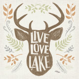 Lake Life III Green by Wellington Studio. SKU 76133a. Archival Giclee Fine art print for wall decor.