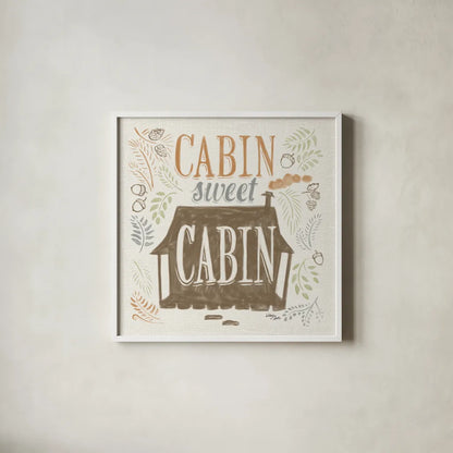 Lake Life IV Green by Wellington Studio. Shown in a crisp white glass frame for a clean and minimalist style. Available as an archival giclee rolled canvas, fine art paper, or poster print. SKU 76134a.