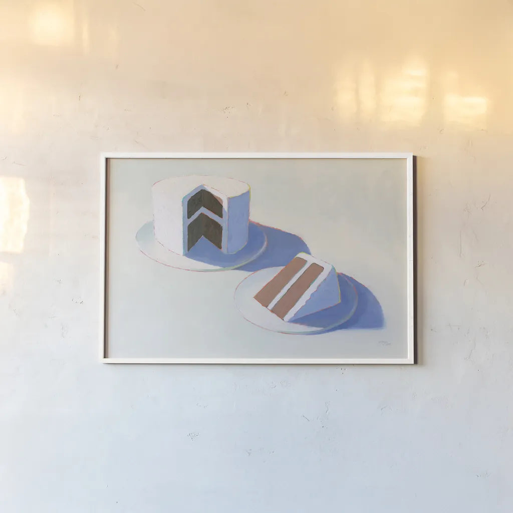 Layer Cake by Wellington Studio. shown as a paper print in a white frame. Available as a archival giclee rolled canvas, fine art paper, or poster print. SKU 90169i.