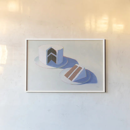Layer Cake by Wellington Studio. shown as a paper print in a white frame. Available as a archival giclee rolled canvas, fine art paper, or poster print. SKU 90169i.