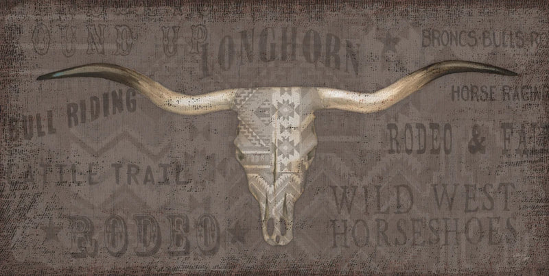 Longhorns Taupe II by Wellington Studio