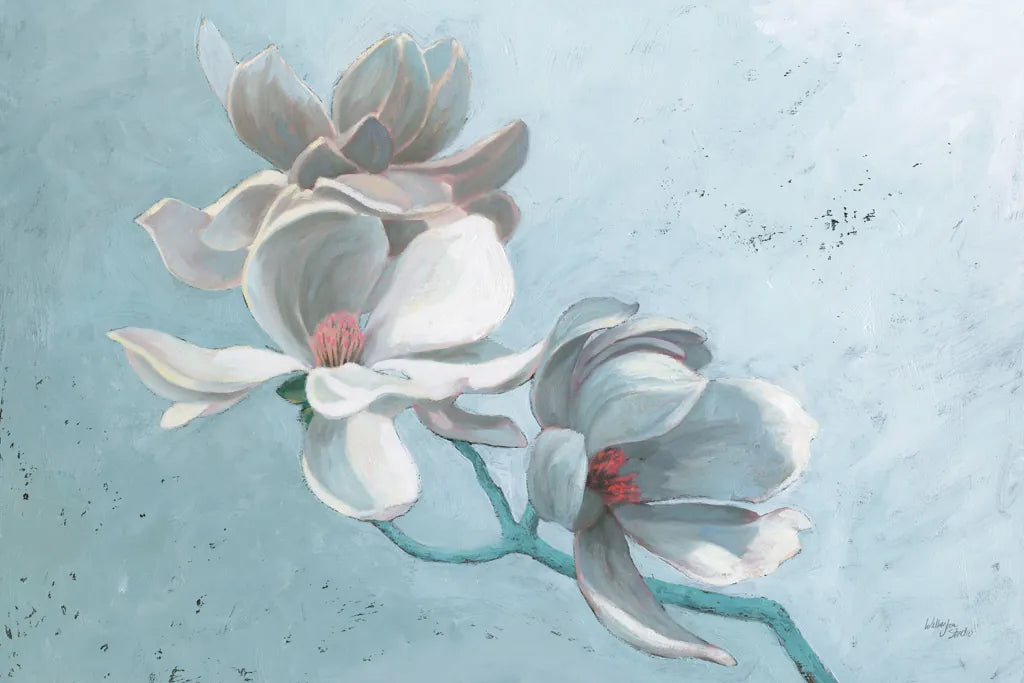 Magnolia Branch by Wellington Studio. SKU 89443i. Archival Giclee Fine art print for wall decor.