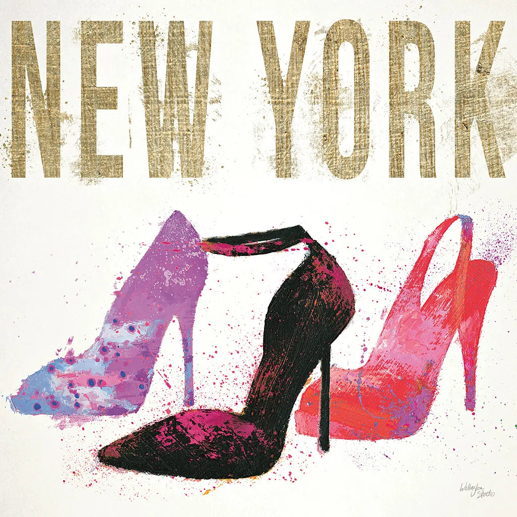 Moda Splash II Light by Wellington Studio. SKU 17013a. Archival Giclee Fine art print for wall decor.