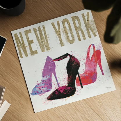 Moda Splash II Light by Wellington Studio. Shown as a detailed flat fine art print, highlighting archival giclee quality. Available as an archival giclee rolled canvas, fine art paper, or poster print. SKU 17013a.