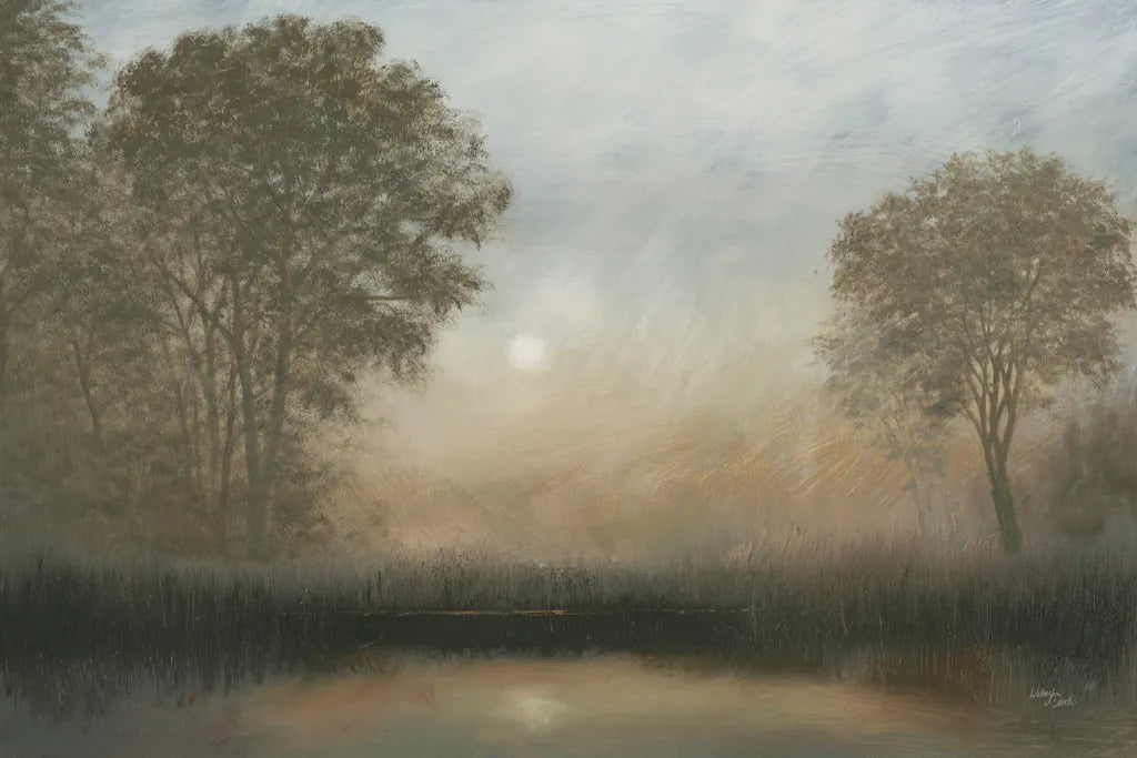 Moon at Dusk by Wellington Studio. SKU 89444i. Archival Giclee Fine art print for wall decor.