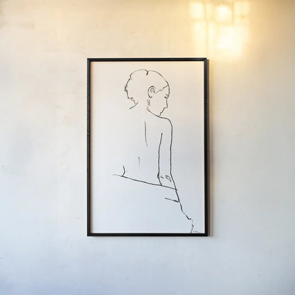 Muse I by Wellington Studio. shown as a paper print in a black flame. Available as a archival giclee rolled canvas, fine art paper, or poster print. SKU 87086h.