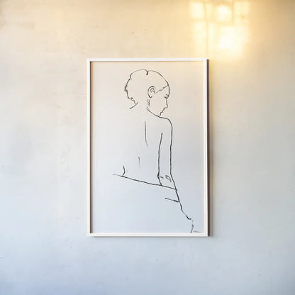 Muse I by Wellington Studio. shown as a paper print in a white frame. Available as a archival giclee rolled canvas, fine art paper, or poster print. SKU 87086h.