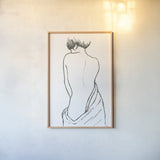 Muse II by Wellington Studio. shown as a paper print in a natural frame. Available as a archival giclee rolled canvas, fine art paper, or poster print. SKU 87087h.