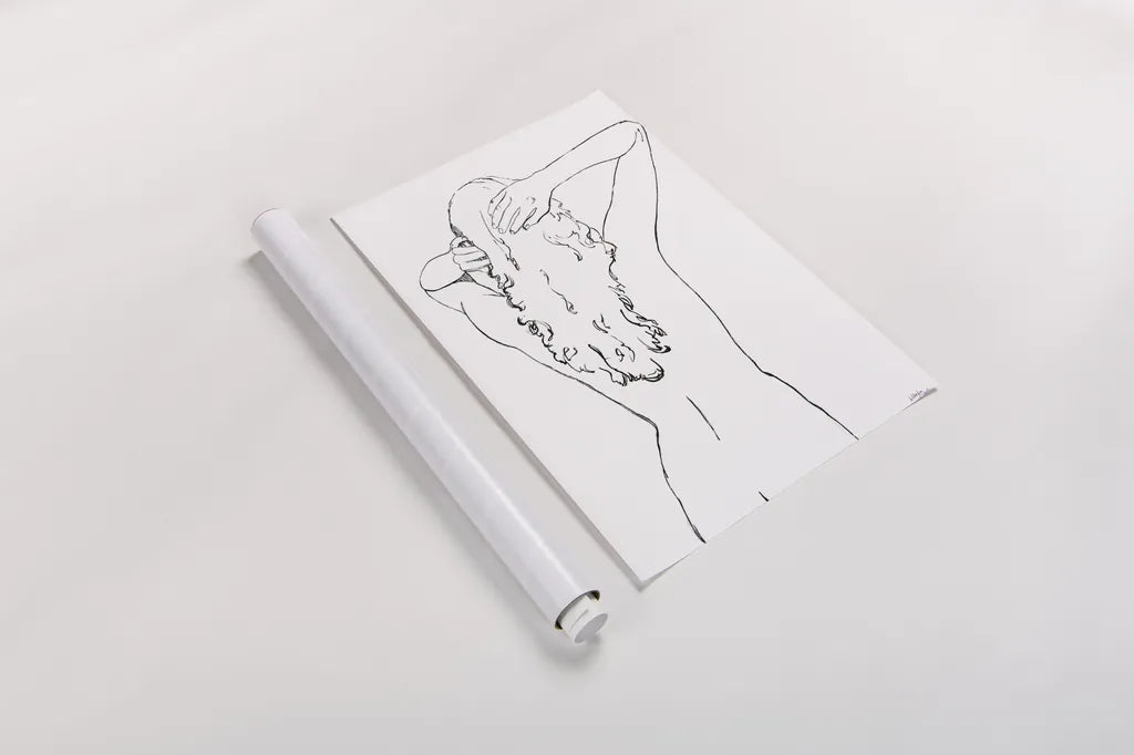 Muse III by Wellington Studio. shown as a rolled paper print. Available as archival giclee rolled canvas, fine art paper, or poster print. SKU 87088h.