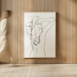 Muse III by Wellington Studio. shown as over sized large wall art. Available as an archival giclee rolled canvas, fine art paper, or poster print. SKU 87088h.