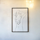 Muse III by Wellington Studio. shown as a paper print in a black flame. Available as a archival giclee rolled canvas, fine art paper, or poster print. SKU 87088h.