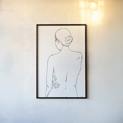 Muse IV by Wellington Studio. shown as a paper print in a black flame. Available as a archival giclee rolled canvas, fine art paper, or poster print. SKU 87089h.