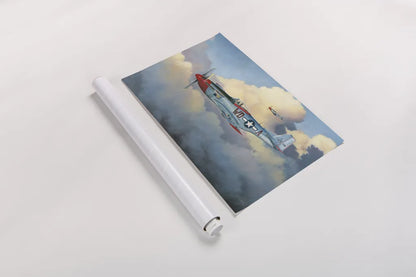 Mustang by Wellington Studio. shown as a rolled paper print. Available as archival giclee rolled canvas, fine art paper, or poster print. SKU 100516i.