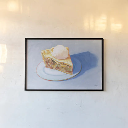 Pie by Wellington Studio. shown as a paper print in a black flame. Available as a archival giclee rolled canvas, fine art paper, or poster print. SKU 90686i.
