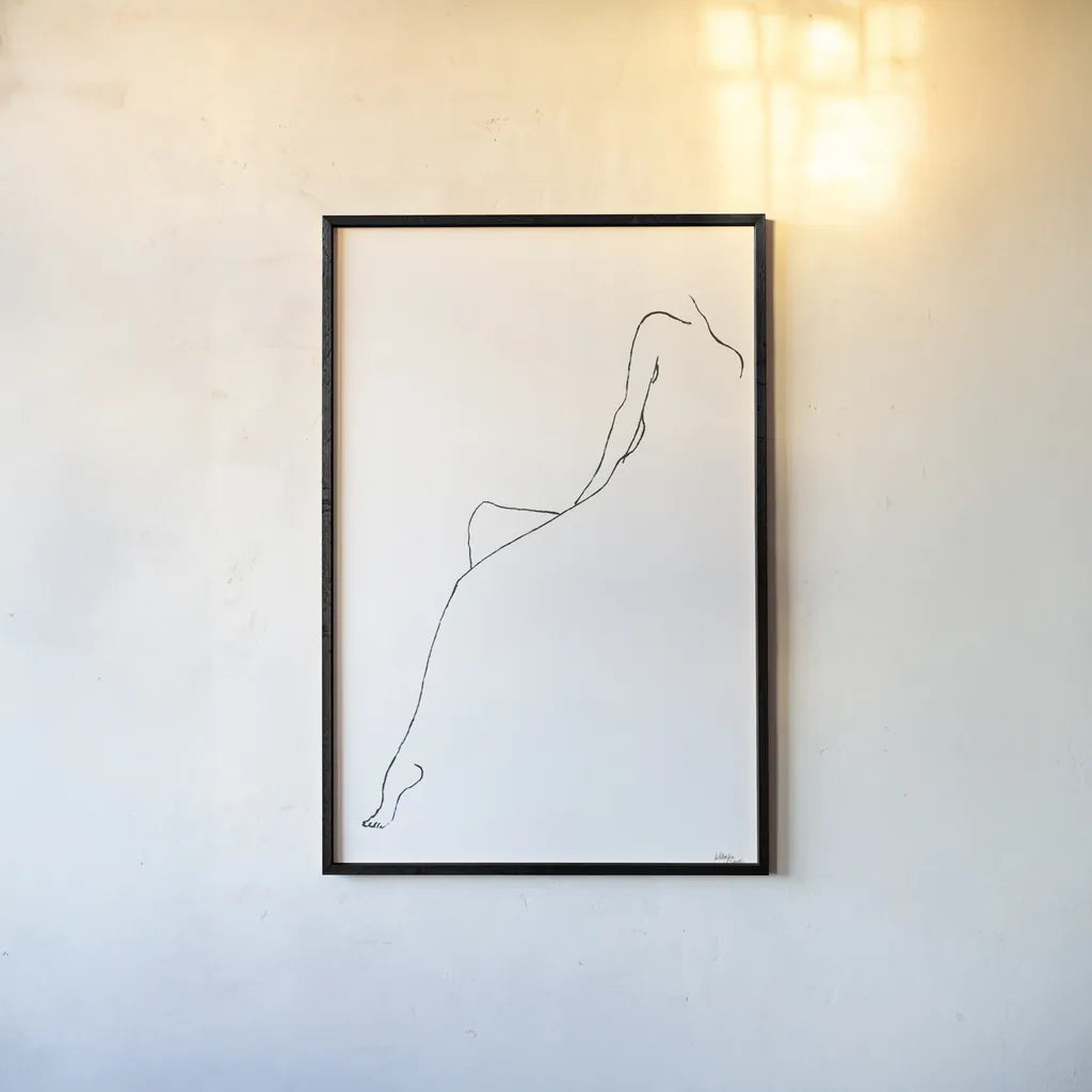 Silhouette I by Wellington Studio. shown as a paper print in a black flame. Available as a archival giclee rolled canvas, fine art paper, or poster print. SKU 87084h.